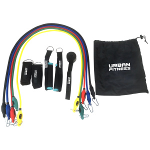 Urban Fitness 11 Piece Resistance Tube Set